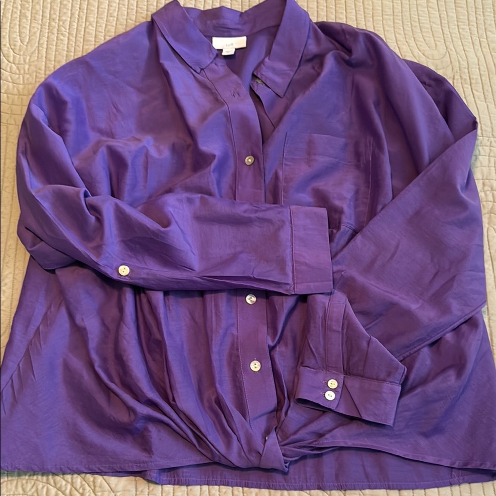 J. Jill Vibrant Purple Shirt